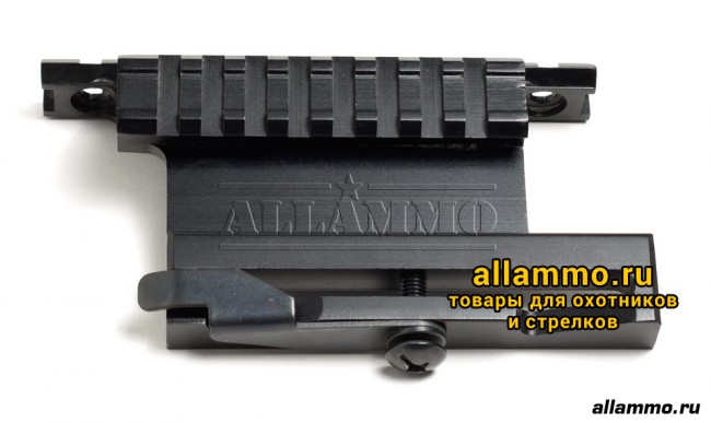 База weaver Leapers MNT-978 на боковом крепление для систем АК/Сайга с зажимом
