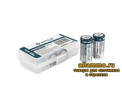 Аккумулятор ARTELV RCR123 750 mAh 3,7V Li-Ion 