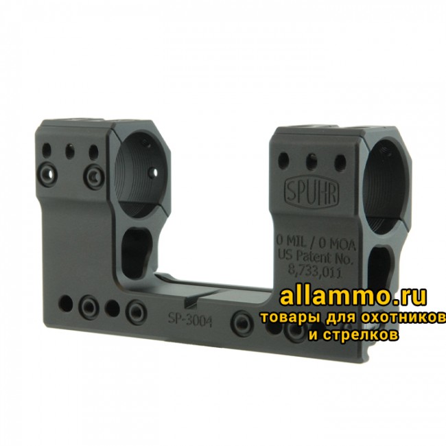 Тактический кронштейн SPUHR D30мм для установки на Picatinny, H48мм, без наклона (SP-3004)