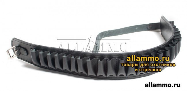 IMG_0019 (29001) Патронташ Corex открытый 24 патрона 12к кожа