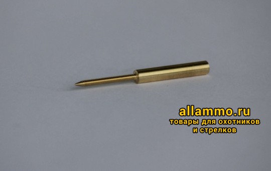 Адаптер-иголка A2S GUN № 4 (латунь, резьба мама, дюймовая, 5/40 для StilCrin, MegaLine, Nimar) пневматика 4,5