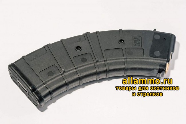 Магазин Pufgun на ВПО-136/АК/АКМ/Сайга (с сухарем) 7,62х39 30 патронов, (возм. укорочения)