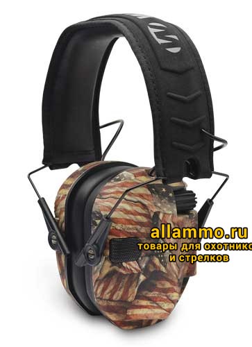 Наушники активные Walker's Razor американский флаг