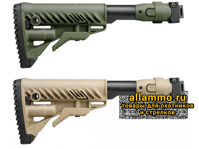 Телескопический приклад FAB Defence M4-AKS PM складной для АКС-74У