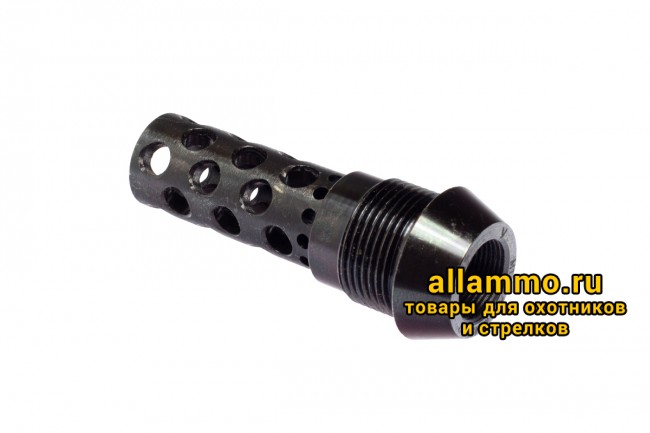 Реактивный ДТК BRT Dual Brake T24 для Orsis (62мм, внутренняя резьба M16x1R, наружная резьба 24х1,5R)