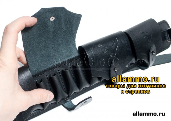 IMG_0015 (29003) Патронташ Corex закрытый 24 патрона 12к кожа