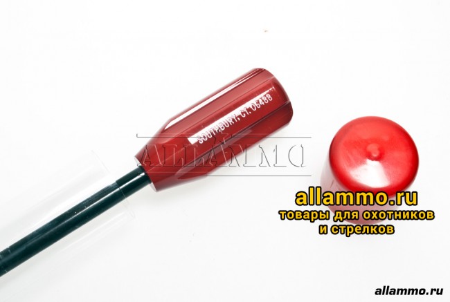 Шомпол J.DEWEY для 12/16/20 калибра 86 см (34") цельный в оплетке 34-SC-1