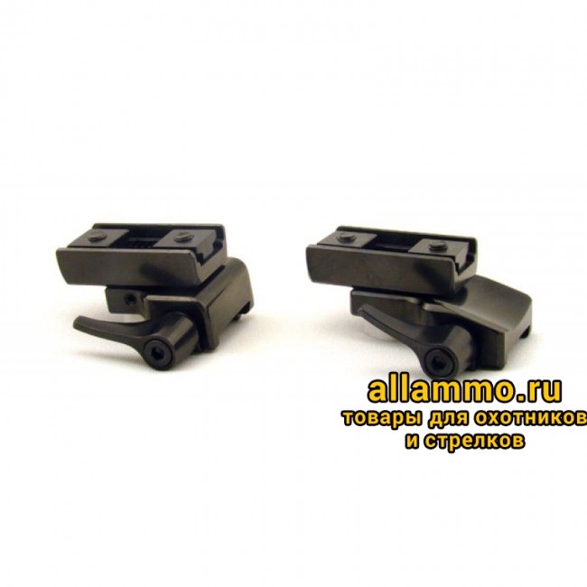 057-2-LM-R Быстросъемные раздельные основания Rusan Weaver на LM-призму рычажные