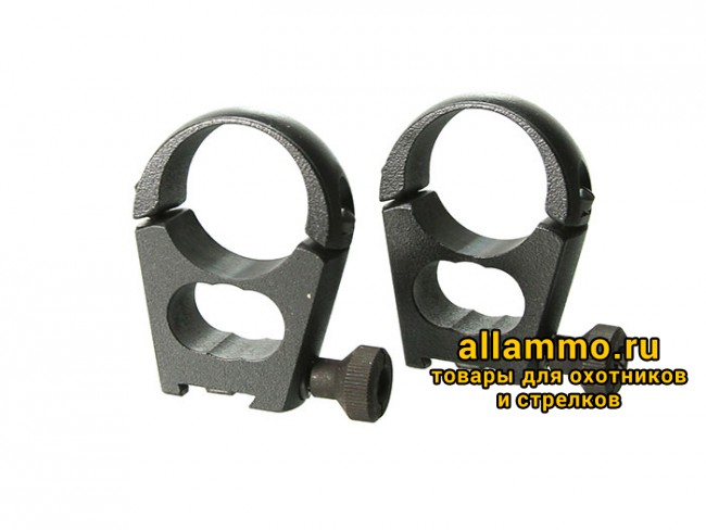 Крепление ВОМЗ тип VII (кольца 30мм) на базу ласточкин хвост 8-12мм