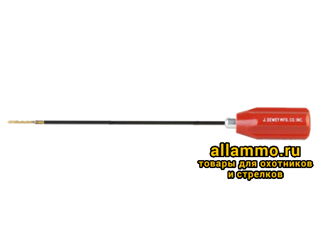 695-701.png Шомпол J.DEWEY для .22 калибра (5,6мм) 91 см (36") цельный в оплетке 22C-36