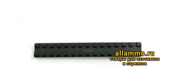010-09 Планка Rusan Picatinny на Mauser K98/Zastava M48 без отверстий ВН=8мм