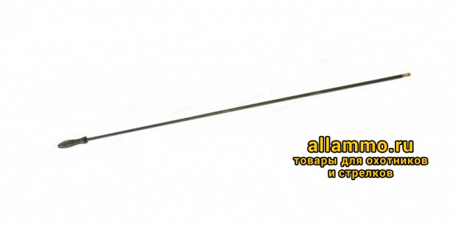 Шомпол NIMAR для гладкоств.ружей, диаметр 8мм, 3 колена, сталь в пластик.оплетке, длина 80см.
