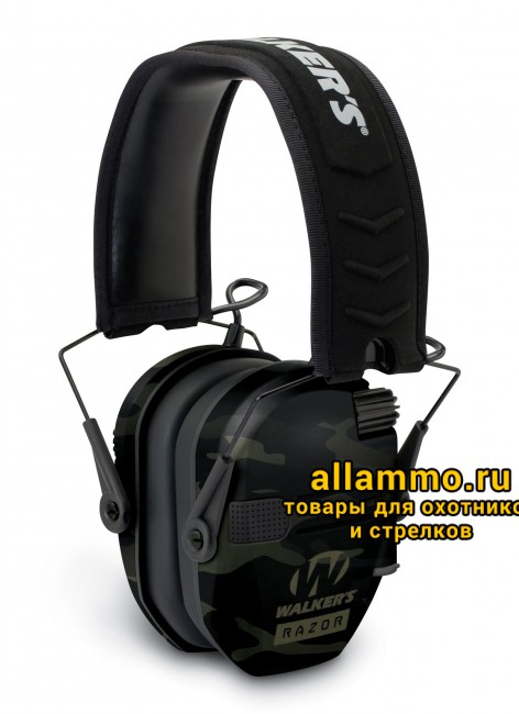 Наушники активные Walker's Razor камо тёмный