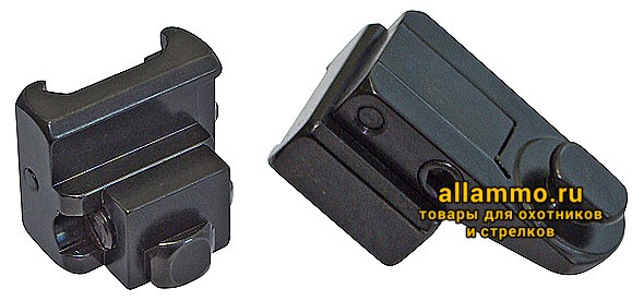 4412/0100/0/0085+4405/0190/22 Комплект верхних элементов Apel EAW поворотного кронштейна под Burris Laserscope на Remington 700 BH=10 и KR=22м BH=19мм