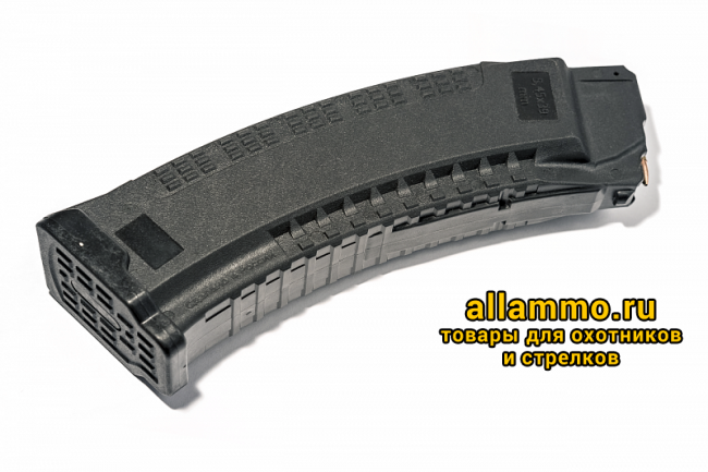 Магазин Pufgun на Сайга 5,45х39 60 патронов (задний зацеп усилен металлом) (MAG SG545 60/B M1)