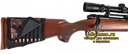Патронташ Allen Mossy Oak Break-Up на приклад закрытый для нарезого оружия на 8 патронов камуфляж 