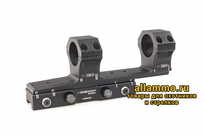 IMG_9554 64-30-34-50-200-40MOA Быстросъемный кронштейн Innomount Tactical Flex на Weaver кольца 30мм, BH=34мм, 20-40MOA