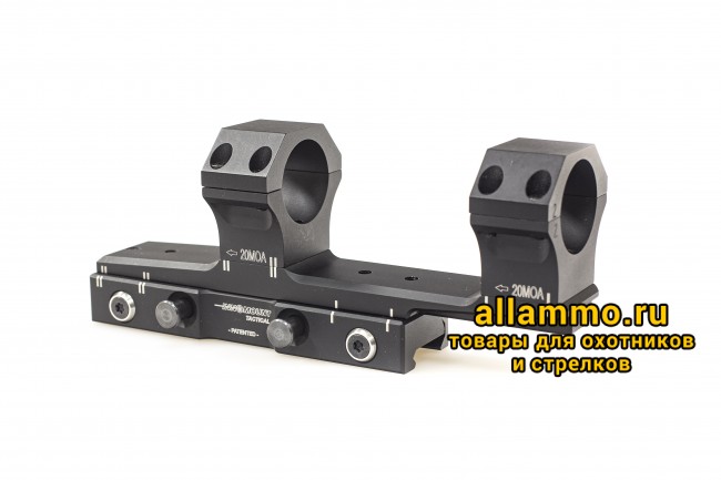 IMG_9555 64-30-34-50-200-40MOA Быстросъемный кронштейн Innomount Tactical Flex на Weaver кольца 30мм, BH=34мм, 20-40MOA