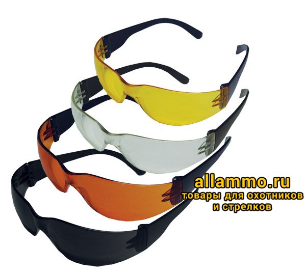очки стрелковые Arty 250 прозрачные (УФ-защита, класс оптики 1, незапотевающие)