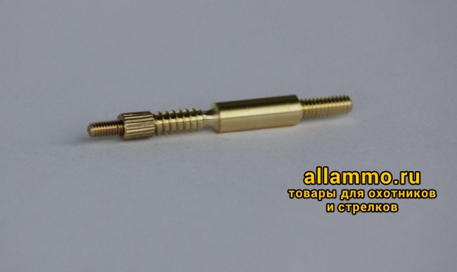 Адаптер-иголка A2S GUN № 8 (латунь, резьба папа, дюймовая, 5/40 для Dewey 17/20C, Tipton 17-20)