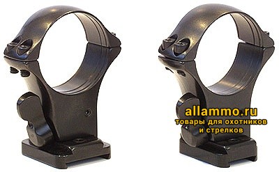 5252-26003 Быстросъемные кольца MAK 26мм с основаниями на Browning BAR II/Acera/CBL/Benelli Argo BH=17мм