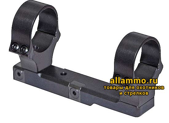 13613 161101 Небыстросъемное единое основание Suhl с кольцами 26мм на ИЖ-94/ИЖ-18МН L=110мм ВН=24мм