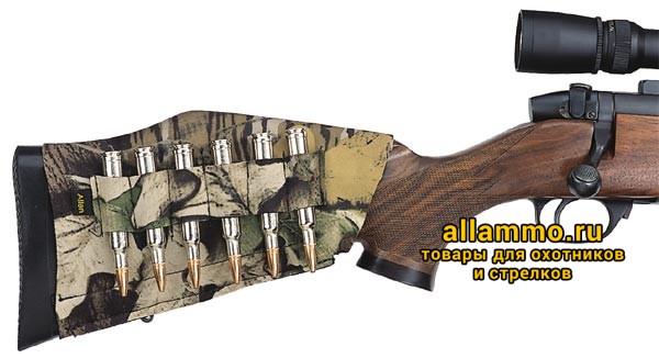 Патронташ Allen на приклад открытый на 6 патронов для нарезного оружия