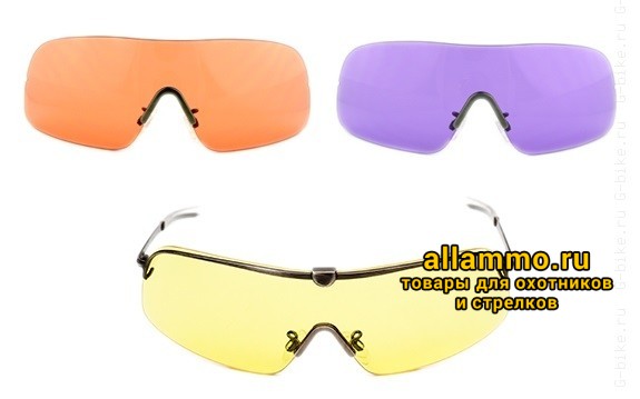 Randolph Engineering Комплект очков FALCON RANGER, оправа с прямыми дужками 150 мм, 3 линзы 72 мм