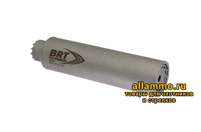 IMG_8529 Реактивный ДТКП закрытого типа BRT Барс 2 газоразгруженный для АК-74/Сайга-МК, кал. 5,45/223 (170мм, резьба M24х1,5R, п/п 7,5мм, ⌀ 45мм)