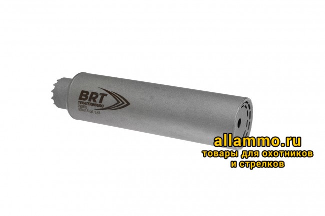 75587 Реактивный ДТКП закрытого типа BRT Барс 2 газоразгруженный для АК-74/Сайга-МК, кал. 5,45/223 (170мм, резьба M24х1,5R, п/п 7,5мм, ⌀ 45мм)