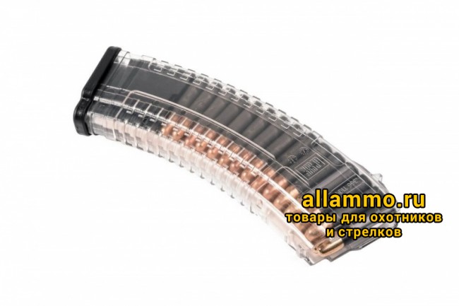 Магазин Pufgun на ВПО-209/213 .366ТКМ 30 патронов, прозрачный