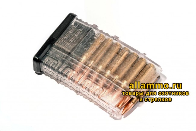 Магазин Pufgun на Вепрь-308 7,62х51 15 патронов прозрачный (MAG VP308 25-15/TR)