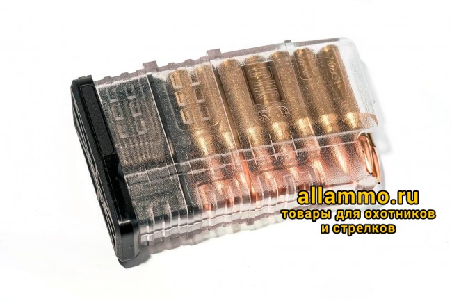 Магазин Pufgun на Вепрь-308 7,62х51 15 патронов прозрачный (MAG VP308 25-15/TR)