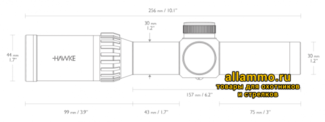Оптический прицел Hawke Crossbow 1-5x24