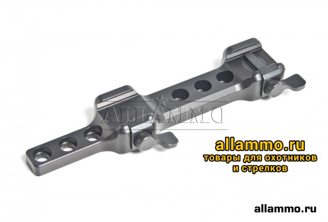 50572-0000 (5750-0000) Быстросъемное основание MAK Milmount на Picatinny/Weaver S=167мм E=85мм BН=10мм