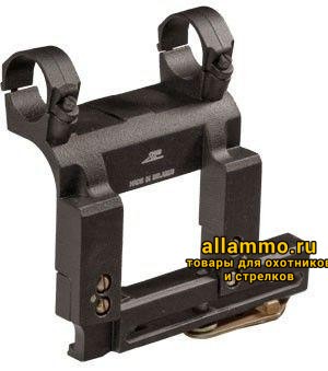 Боковой быстросъемный кронштейн с кольцами 26мм Вилейка на Вепрь/Сайга/АК