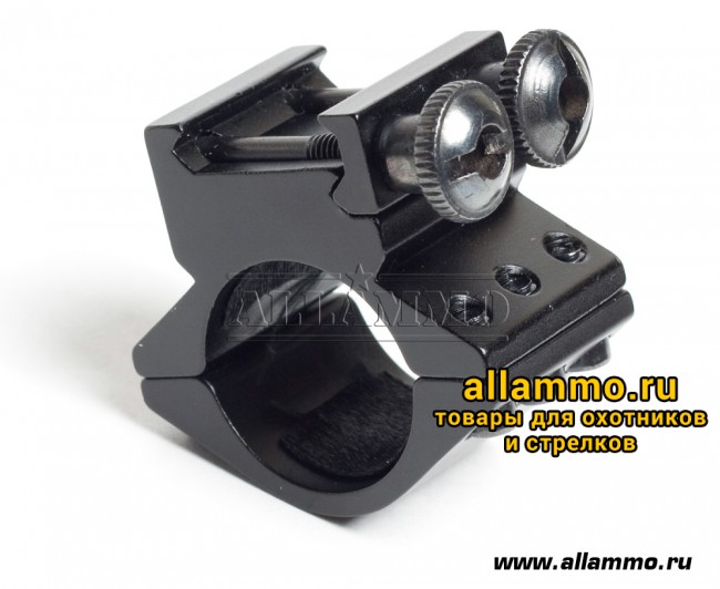 Кольцо с двумя винтами на планку Weaver/Picatinny для фонаря (GM-10)