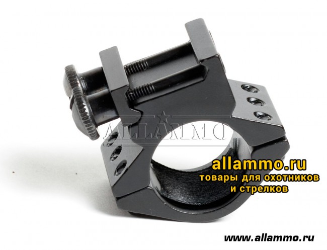 Кольцо с двумя винтами на планку Weaver/Picatinny для фонаря (GM-10)