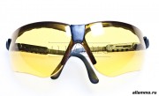 очки стрелковые Puma жёлтые (УФ-защита, класс оптики 1, незапотевающие, регулируемые дужки, сменные линзы, ударопрочные)