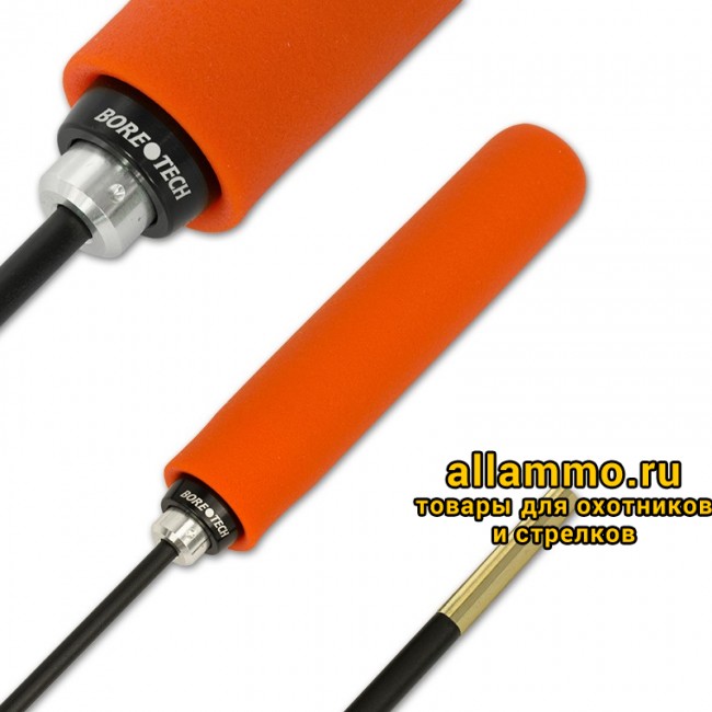 3a7966189001698e4c834fbff74912fd.jpeg Шомпол Bore Tech Proof-Positive кал. .22 (6.5мм) стержень 4,9 мм в оплетке с подшипником, резьба мама 8/32, 111см (BSTX-2244-RF)