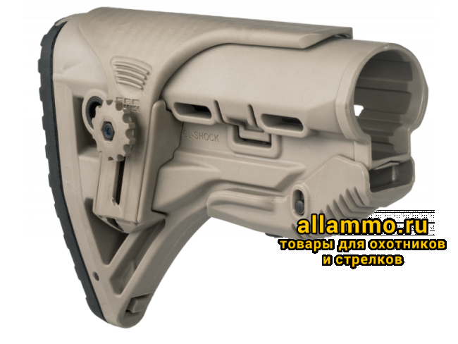 d253d6cb6a5b1543c0b2bbf832cbc720-800x600.png Задник FAB Defense GL-SHOCK CP с амортизатором и упором щеки