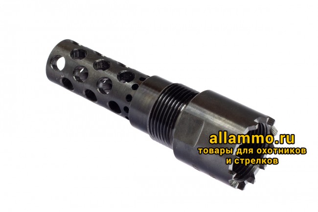 IMG_8323 Реактивный ДТК BRT Dual Brake T24 для АК-74/Сайга-МК, кал. 223/5,45 (наружная и внутренняя резьба 24х1,5R)