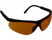 очки стрелковые Puma оранжевые (УФ-защита, класс оптики 1, незапотевающие, регулируемые дужки, сменные линзы, ударопрочные)