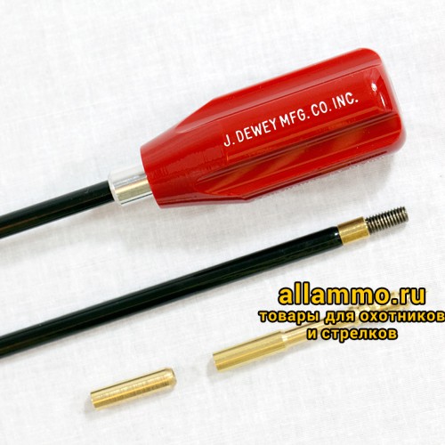 30Cal5.jpg Шомпол J.DEWEY для .30 калибра (7,62мм) 112 см (44") цельный в оплетке 30C-44