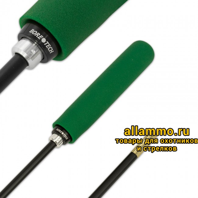 68ef410fe1cbf2db91aacae00577a306.jpeg Шомпол Bore Tech Proof-Positive кал. .338 (8,5мм), стержень 7,3 мм в оплетке с подшипником, резьба мама 8/32, 101см (BSTX-3340-00)