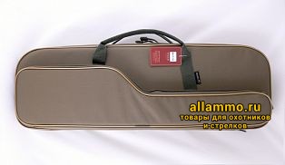 Чехол капрон с поролоном и тканевой подкладкой для двуствольн ружья (2 пары стволов)
