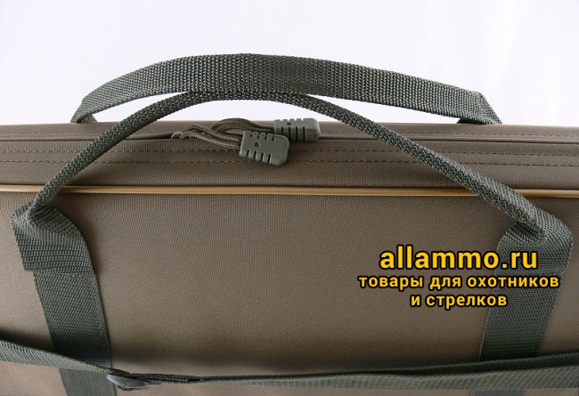 Чехол капрон с поролоном и тканевой подкладкой для двуствольн ружья (2 пары стволов)