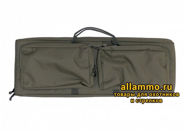 (А-7-1-з) Кейс VEKTOR из капрона олива, пенополиэтилен, крепление "молле" с отделениями под магазины