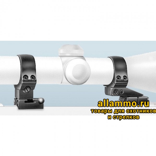 eaw-pivot-mount-30-mm-sauer-202-magnum-d3a.jpg 300-05659 Быстросъемные поворотные кольца Apel EAW 30мм с основаниями на Sauer 202 Magnum KR=17мм BH=17мм