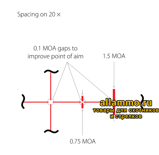 71085.5000.png Оптический прицел Hawke Sidewinder ED 10-50×60 (20х TMХ)